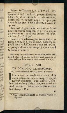 299-325, Titulus VIII. - Titulus XXI.