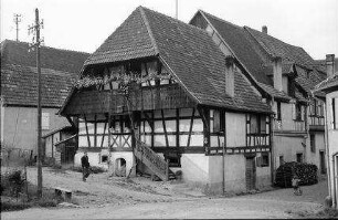 Kaysersberg: altes Fachwerkhaus