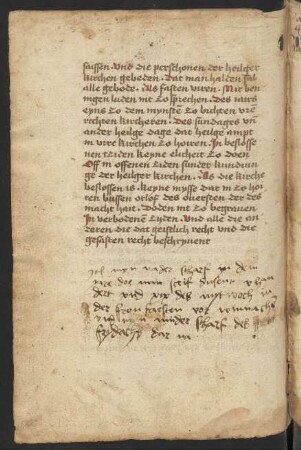 Federproben und Notizen