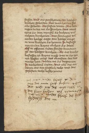 Federproben und Notizen