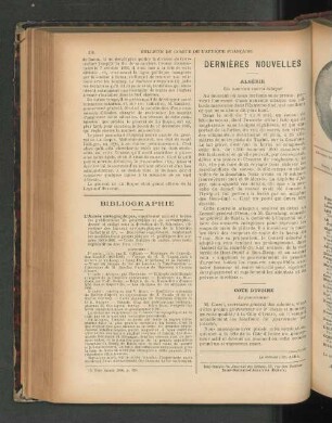 Dernières Nouvelles.