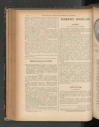 Dernières Nouvelles.