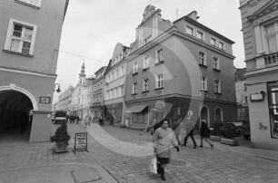 Bprgerhäuser der ul. Krakowska (Krakauerstr.) in der Altstadt von Oppeln