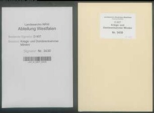 Bau und Reparatur der geistlichen Gebäude zu Rödinghausen - Band 2