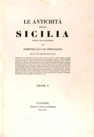 Le Antichità della Sicilia, 5. Antichità di Catana