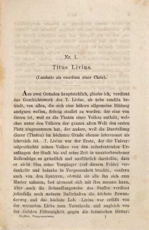 Praktische Beispiele zu der Chrie und deren Theilen : zum Uebersetzen in das Lateinische ; für die oberste Bildungsstufe der Gymnasien
