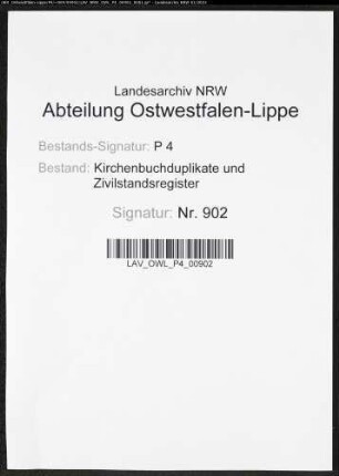 Kirchenbuchduplikat der katholischen Gemeinde (Gerichtsbezirk Bochum) Witten, Stadt (GHT 1847-1868). (Gemeinde: Katholische Gemeinde (Gerichtsbezirk Bochum))