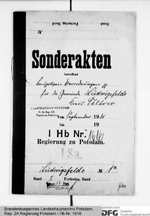 Baupolizeiverordnung für die Gemeinde Ludwigsfelde