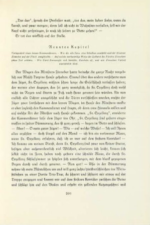 Neuntes Kapitel. Verlegenheit eines treuen Kammerdieners ...