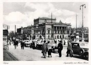 Leipzig : Augustusplatz mit neuem Theater