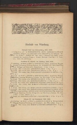 Bischöfe von Würzburg