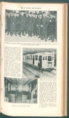 En el tranvía subterráneo