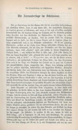 183-200 Die Alexanderfrage im Schâhnâme