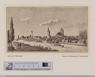 Ulm von der Morgenseite