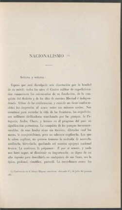 Nacionalismo
