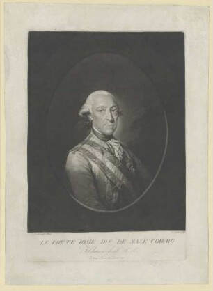 Bildnis des Prinzen Friedrich Josias von Sachsen-Coburg