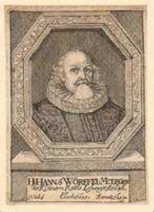 Hans Wörfel (= Würffel), Metzger, des Kleinern Rats und Losunger; gest. 1659
