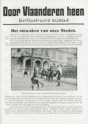 Door Vlaanderen heen - geïllustreerd bijblad: Het ontwaken van onze Steden