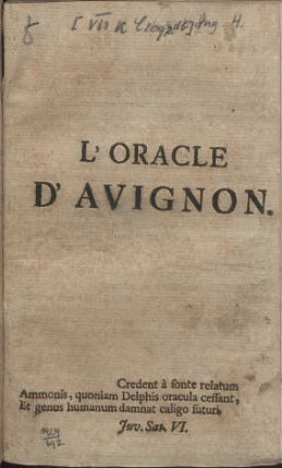L´Oracle D´Avignon