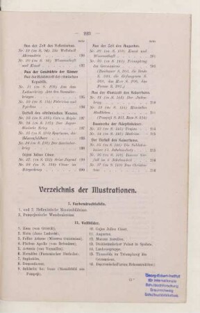 Verzeichnis der Illustrationen