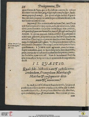 II. Quaestio