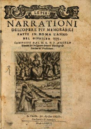 Narrationi fatte in Roma l'an del Giubileo 1575