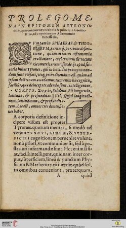 Prolegomena