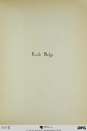 Ecole Belge (Nr. 106-194)