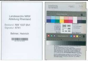 Entnazifizierung Heinrich Behner , geb. 21.07.1899 (Kammergerichtsrat)