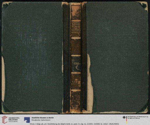 [Band 25]: Erwerbungsbücher des Ägyptischen Museums und der Papyrussammlung: Königl. Museen Aegyptische Abtheilung 21001