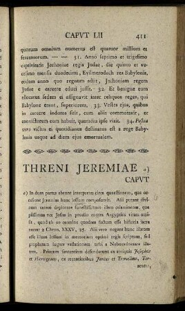 Threni Jeremiae