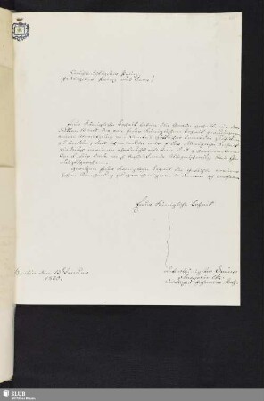 Bl. 265-266. Meyerinck, Ludwig H. von