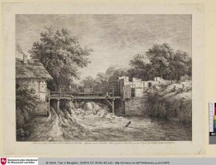 [Le Moulin à Eau; d'après un tableau de Ruisdael]