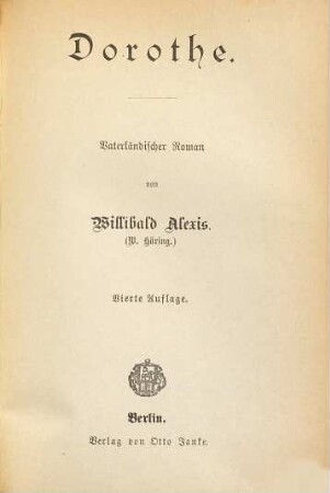 Vaterländische Romane : acht Bände, 5