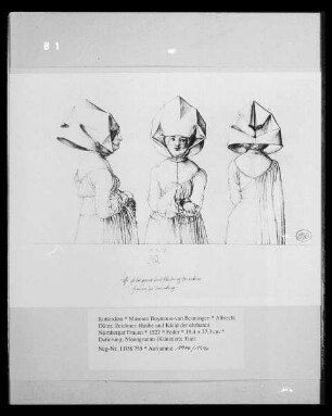 Haube und Kleid der ehrbaren Nürnberger Frauen