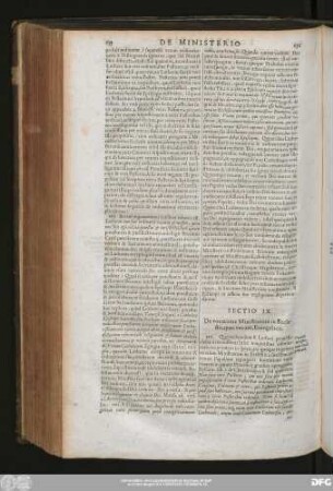 Sectio IX. De vocatione Ministrorum in Ecclesiis, quas vocant, Evangelicis.