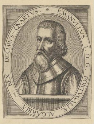 Bildnis von Emanvelvs, König von Portugal