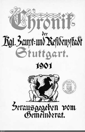 1901: Stadtchronik Stuttgart, 1901