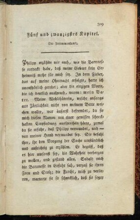 Fünf und zwanzigstes Kapitel. Die Zusammenkunft.