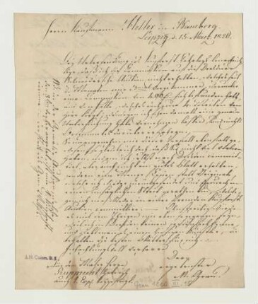 Brief von Johann Gottlob Wilhelm Grau an Joseph Heller