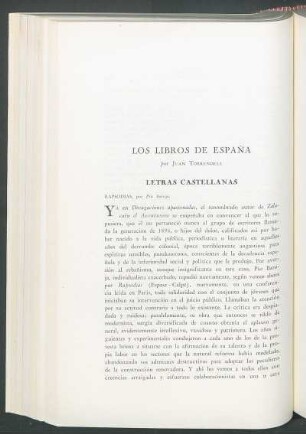 Los libros de España