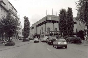 Blick von Rosental auf Karstadt. Detmold. Lange Str. Papierabzug