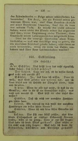 161. Selbstprüfung