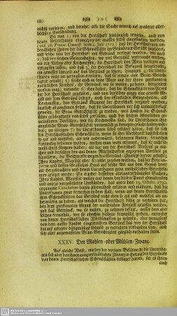 XXXV. Der Mahlen- oder Mühlen-Zwang
