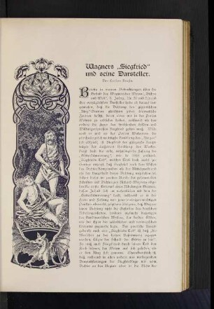 Wagners "Siegfried" und seine Darsteller