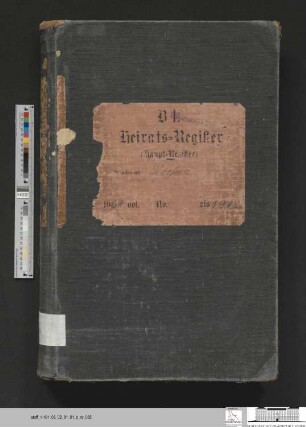 Heiratsregister Booßen 1908-1918