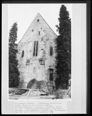 Ehemalige Pfarrkirche Sankt Nazarius und Celsus & Friedhofskapelle — Langhaus