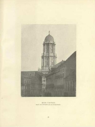 Neues Stadthaus. Blick vom Ephraimpalais am Molkenmarkt