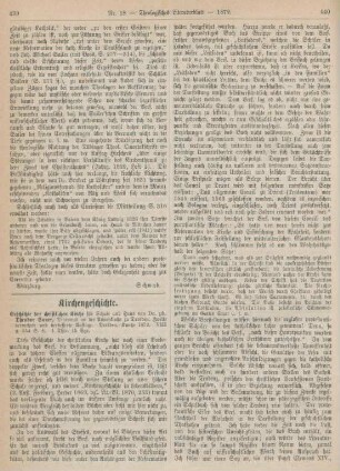 439-441 Kirchengeschichte