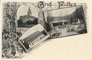 Ansichtskarte: Gruß vom Falken im Selkethale.